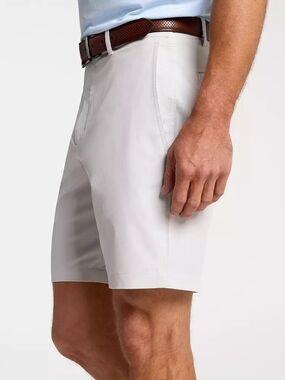 Men's Lightweight Breathable Golf Shorts - Light Gray